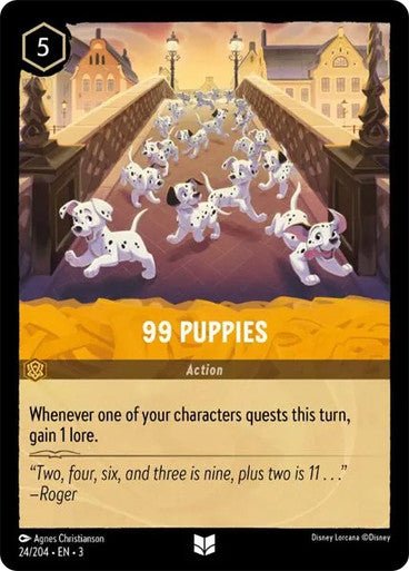 99 Puppies (Non - foil) - Con T de Tlacuache - Ravensburger