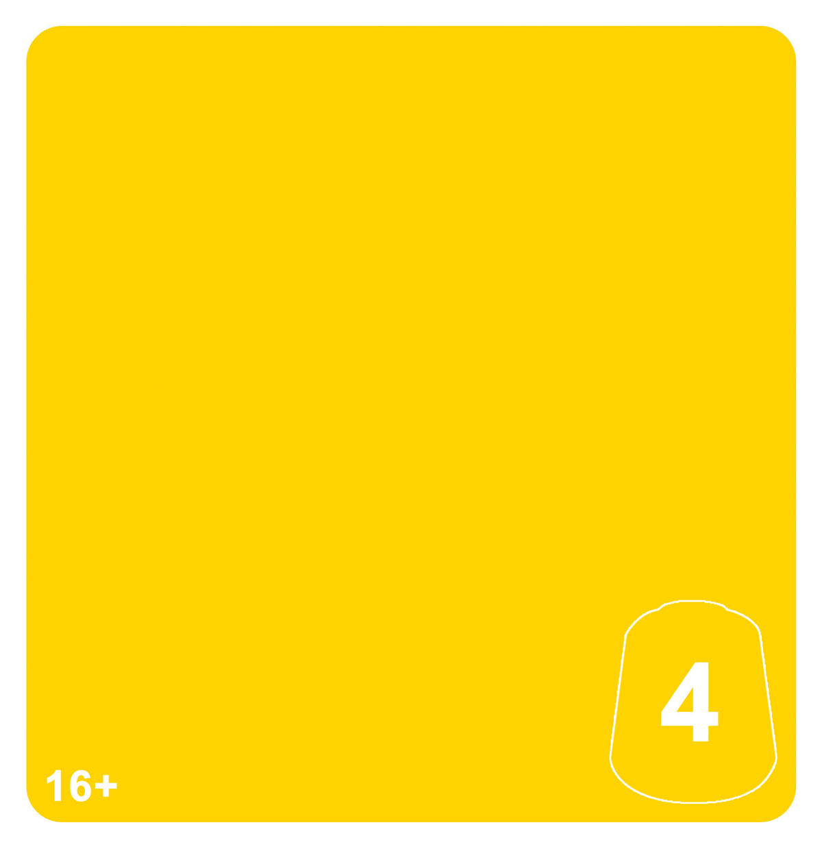 Muestra oficial de color: Hawkshroud Yellow 4 — Warhammer Tone Pro