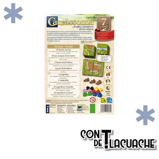 Carcassonne Expansión 7: Asedios y Fortalezas | Devir