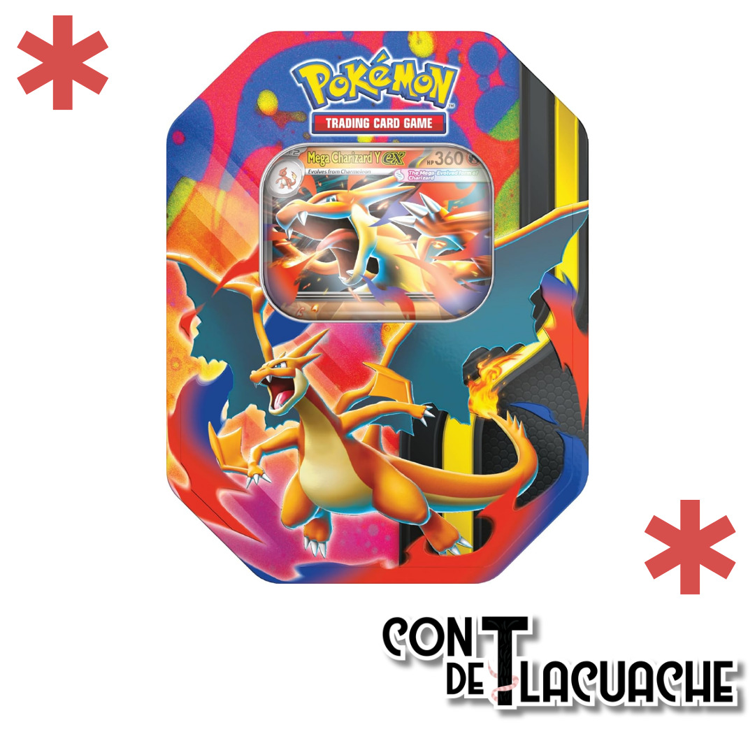 Pokémon TCG: Mega Charizard Tin | Español