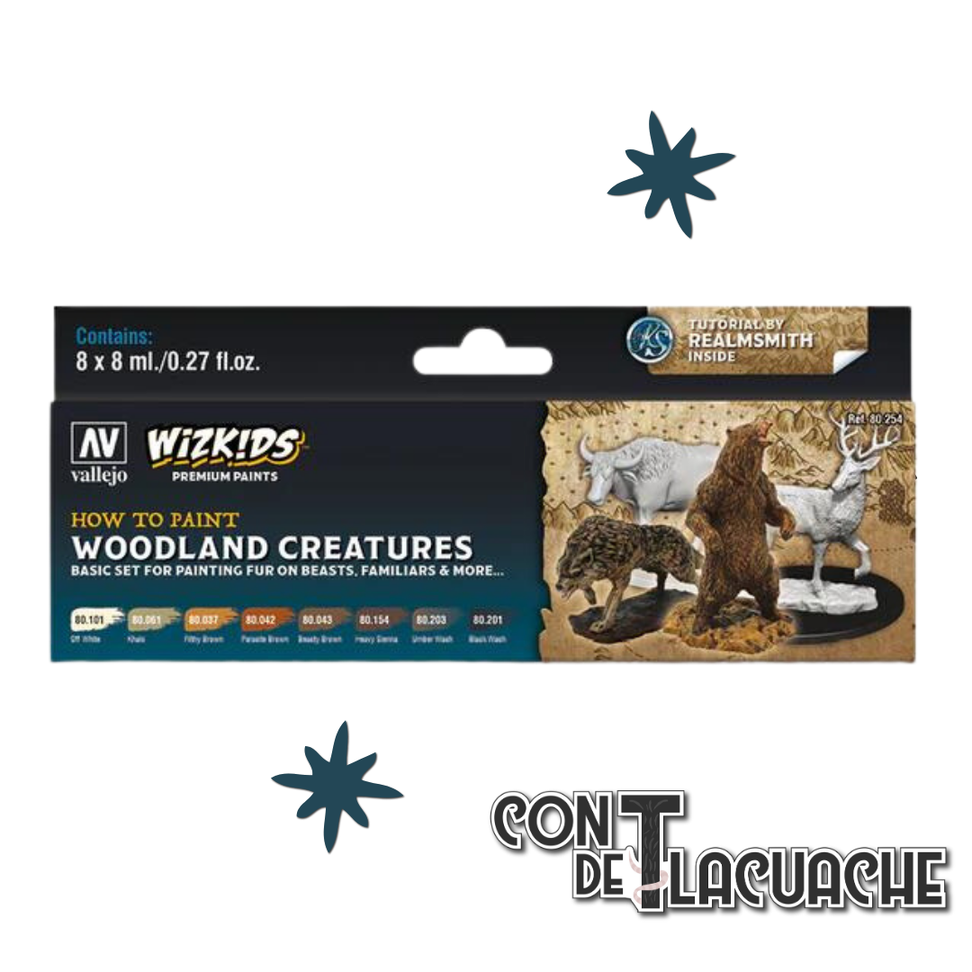 Paint: Vallejo - Paint Sets WizKids Premium Paints: Woodland