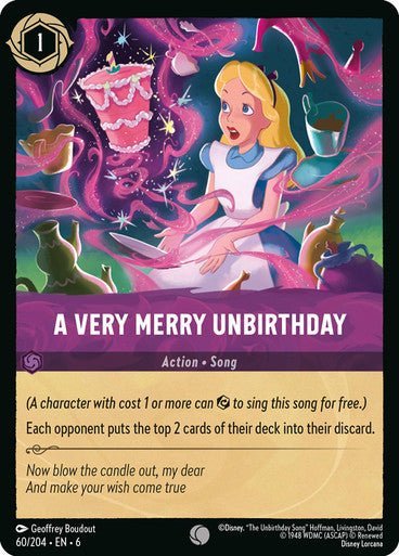 A Very Merry Unbirthday ( Non - foil ) - Con T de Tlacuache - Ravensburger