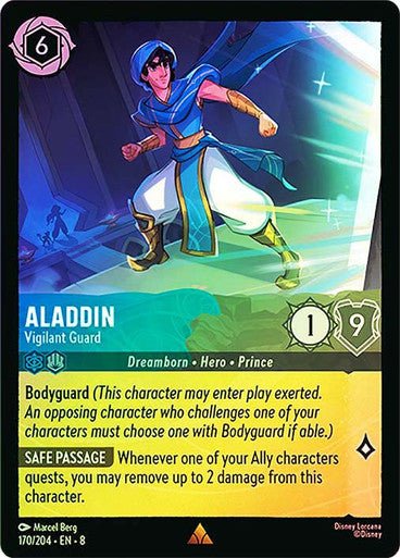 Aladdin - Vigilant Guard (Cold Foil) - Con T de Tlacuache - Ravensburger