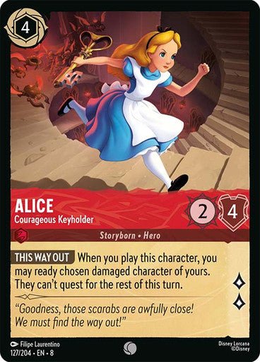 Alice - Courageous Keyholder (Non - foil) - Con T de Tlacuache - Ravensburger
