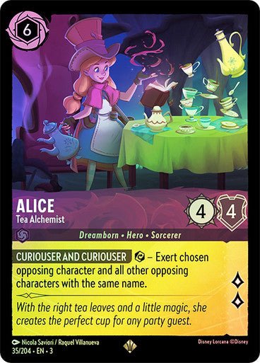 Alice - Tea Alchemist (Cold Foil) - Con T de Tlacuache - Ravensburger