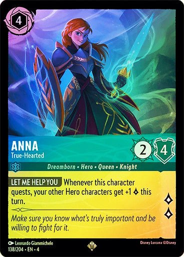 Anna - True - Hearted ( Cold Foil ) | Ravesburger - Con T de Tlacuache - Ravensburger