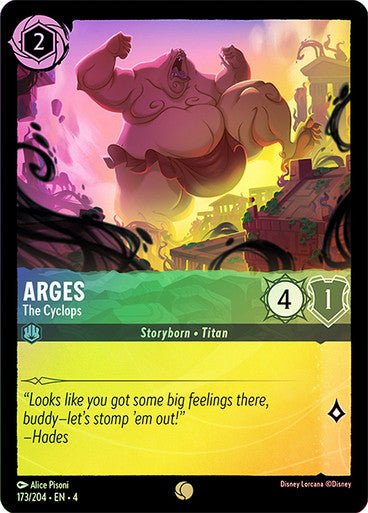 Arges - The Cyclops ( Cold Foil ) | Ravesburger - Con T de Tlacuache - Ravensburger