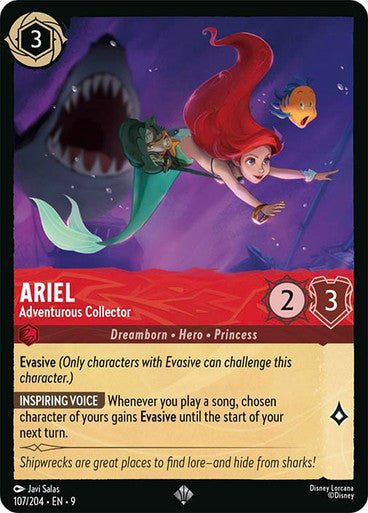 Ariel - Adventurous Collector (Non - foil) - Con T de Tlacuache - Ravensburger