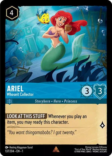 Ariel - Whoseit Collector ( Non - foil ) - Con T de Tlacuache - Ravensburger