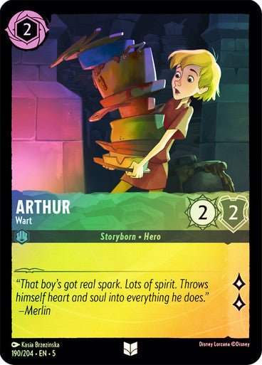 Arthur - Wart (Cold Foil ) - Con T de Tlacuache - Ravensburger