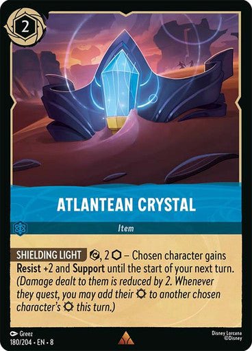 Atlantean Crystal (Non - foil) - Con T de Tlacuache - Ravensburger