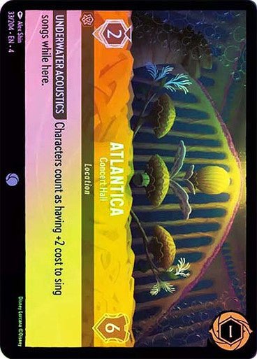 Atlantica - Concert Hall ( Cold Foil ) | Ravesburger - Con T de Tlacuache - Ravensburger