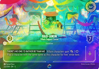 Bad - Anon - Villain Support Center (Inkwash Foil ) - Con T de Tlacuache - Ravensburger