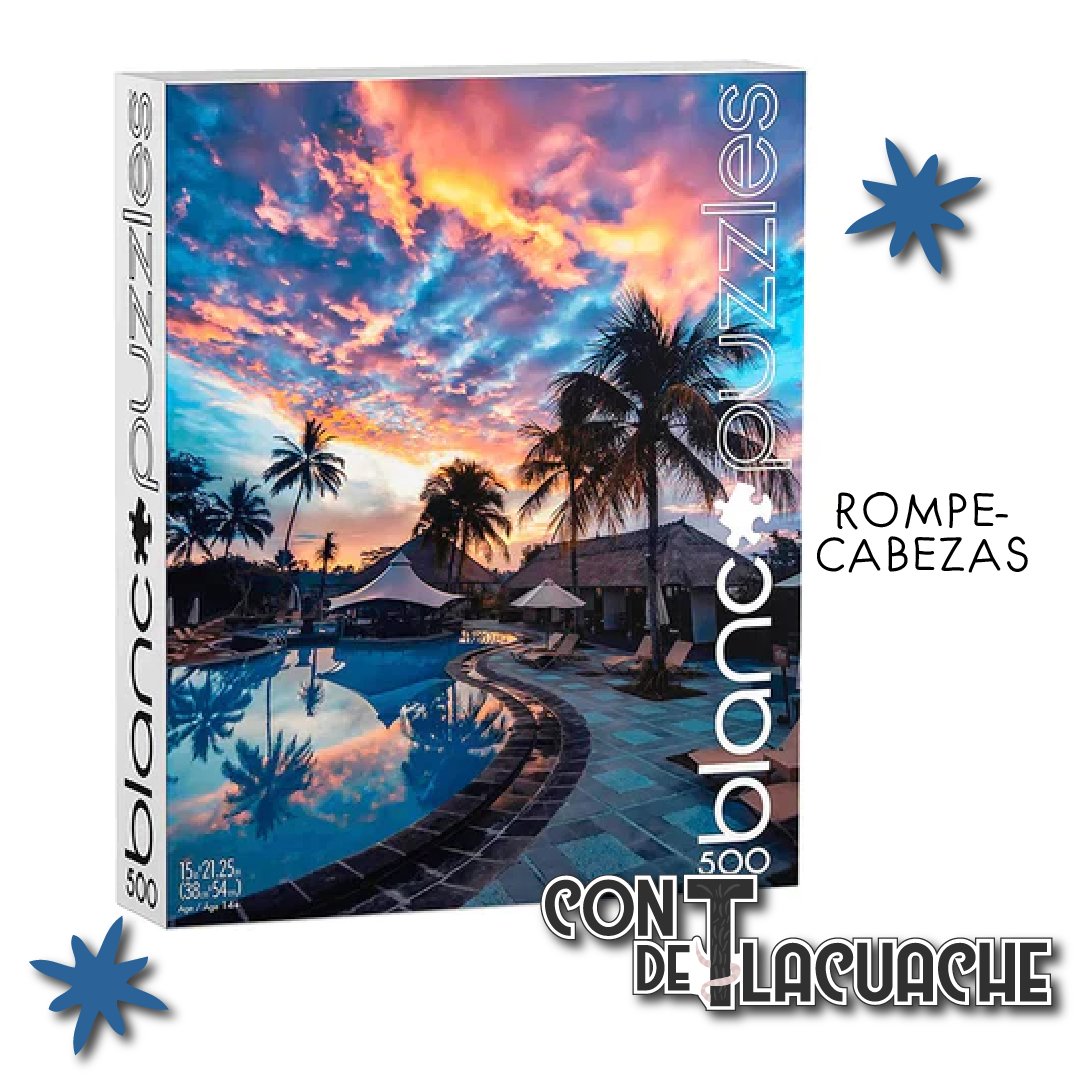 Bali Al Atardecer (Blanc Collection) (500 pzs) | Buffalo Games - Con T de Tlacuache - Buffalo Games