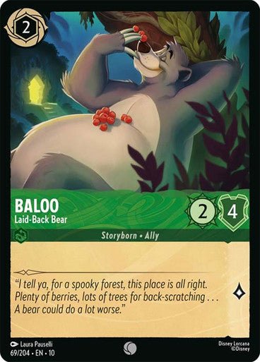Baloo - Laid - Back Bear (Non - foil) - Con T de Tlacuache - Ravensburger