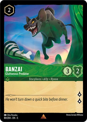 Banzai - Gluttonous Predator (Non - foil ) - Con T de Tlacuache - Ravensburger