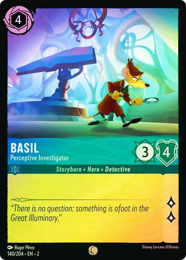 Basil - Perceptive Investigator (Cold Foil) - Con T de Tlacuache - Ravensburger