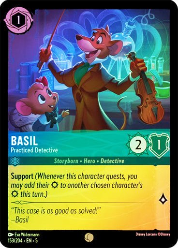 Basil - Practiced Detective (Cold Foil ) - Con T de Tlacuache - Ravensburger