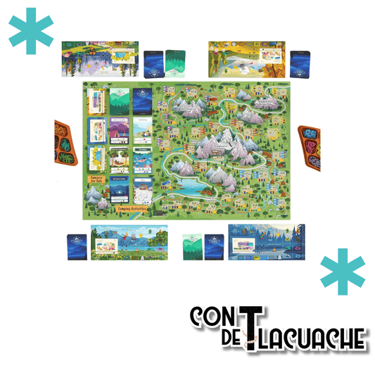 Bear Mountain Camping Adventure Deluxe Edition | SweaterBear Games - Con T de Tlacuache - Con T de Tlacuache