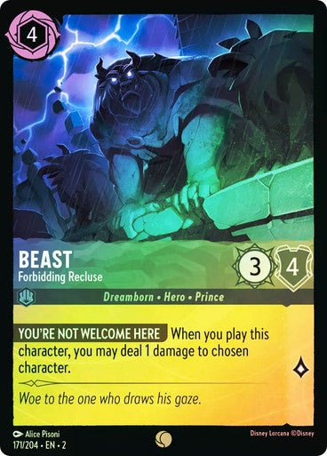 Beast - Forbidding Recluse (Cold Foil) - Con T de Tlacuache - Ravensburger