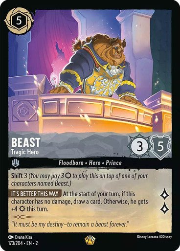 Beast - Tragic Hero (Non - foil) - Con T de Tlacuache - Ravensburger