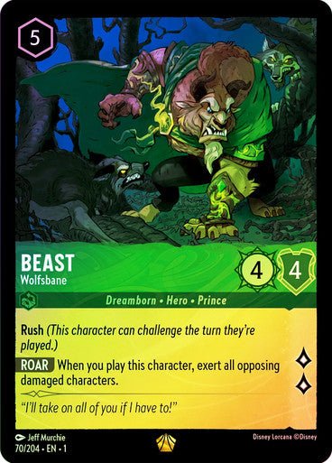 Beast - Wolfsbane ( Cold Foil ) - Con T de Tlacuache - Ravensburger