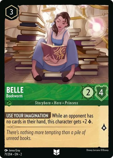 Belle - Bookworm (Non - foil) - Con T de Tlacuache - Ravensburger