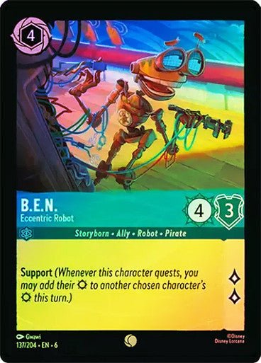 B.E.N. - Eccentric Robot ( Cold Foil ) - Con T de Tlacuache - Ravensburger