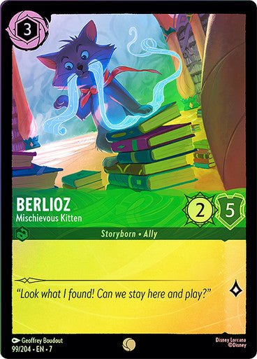 Berlioz - Mischievous Kitten (Cold Foil) - Con T de Tlacuache - Ravensburger