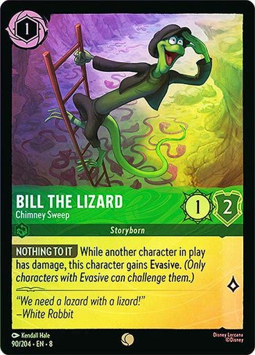 Bill the Lizard - Chimney Sweep (Cold Foil) - Con T de Tlacuache - Ravensburger