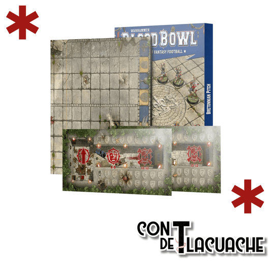 Blood Bowl Bretonnian Team Pitch & Dugouts | Games Workshop - Con T de Tlacuache - Games Workshop
