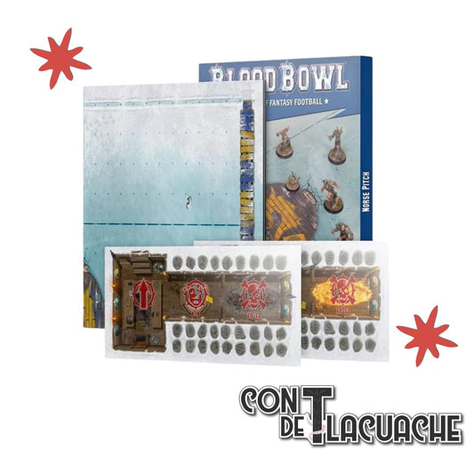 Blood Bowl Norse Pitch and Dugouts | Games Workshop - Con T de Tlacuache - Con T de Tlacuache