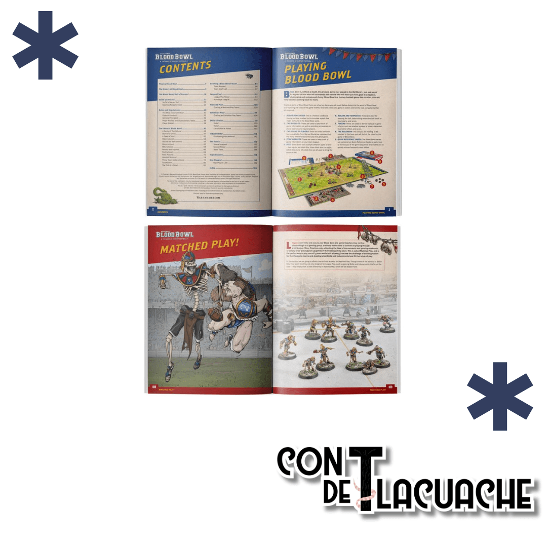 Blood Bowl Official Rulebook (3° Edicion) | Games Workshop - Con T de Tlacuache - Games Workshop