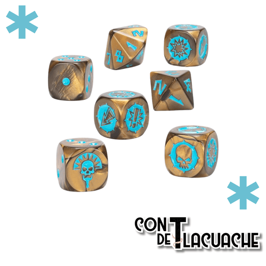 Blood Bowl Tomb Kings Team Dice Set | Games Workshop - Con T de Tlacuache - Games Workshop