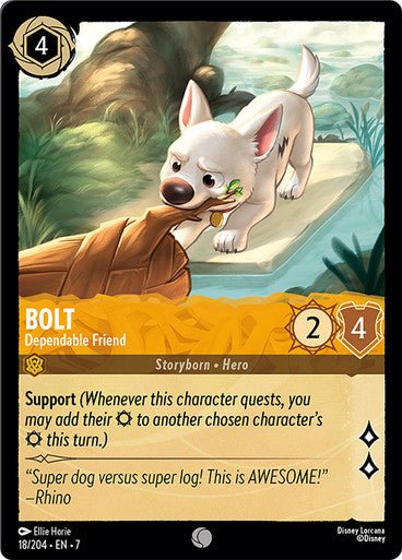 Bolt - Dependable Friend (Non - foil) - Con T de Tlacuache - Ravensburger