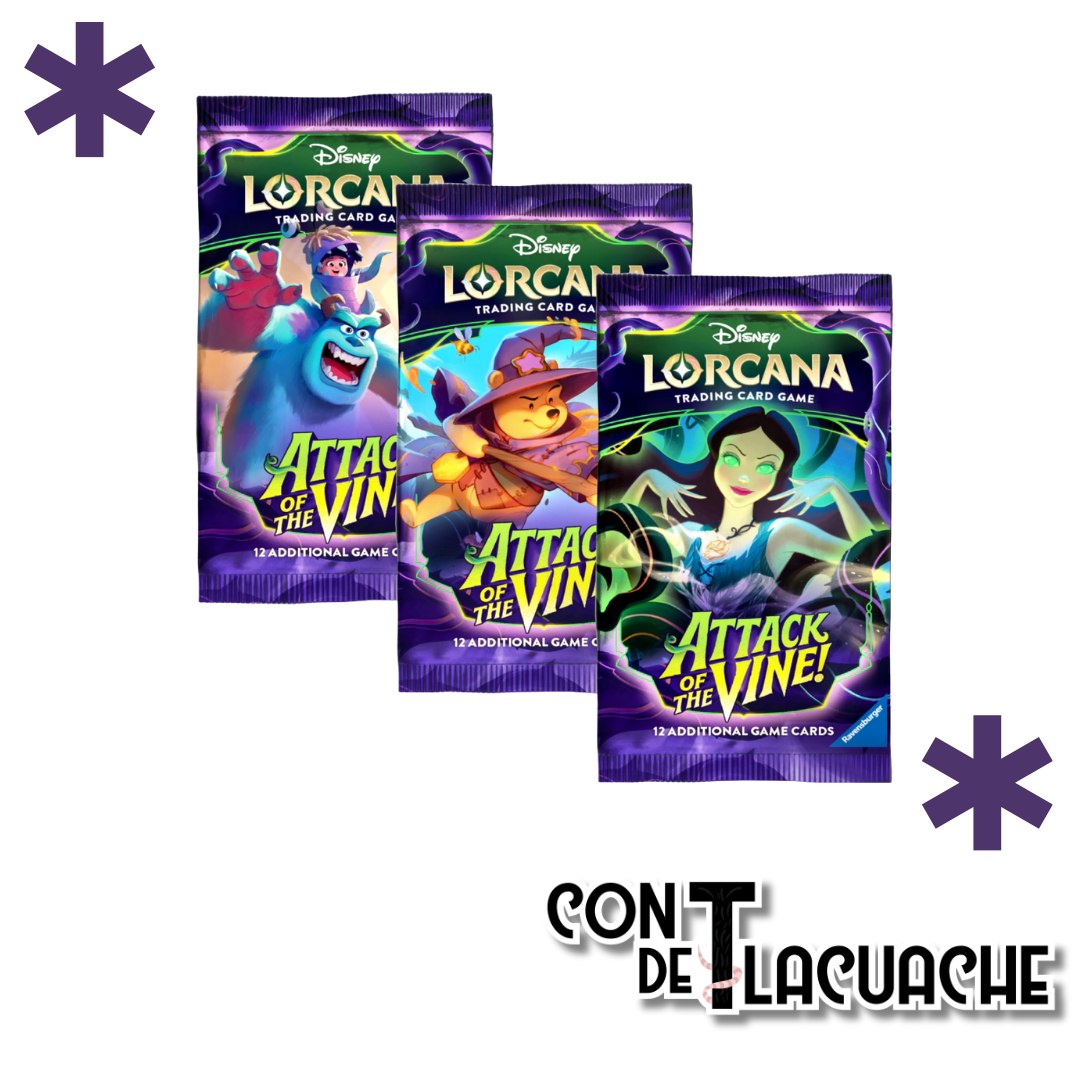 Booster Box Attack of the Vine | Lorcana - Con T de Tlacuache - Ravensburger