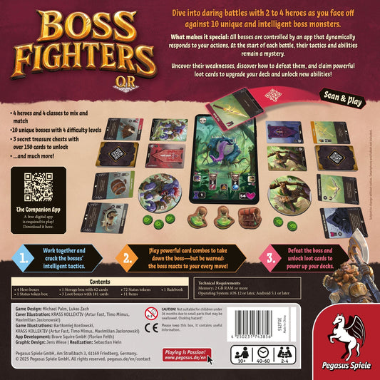 Boss Fighters QR | Pegasus Spiele - Con T de Tlacuache - Pegasus Spiele