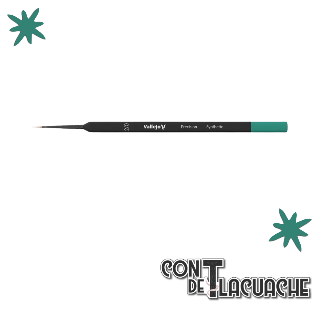 Brush: Synthetic: Triangular No. 2/0 | Vallejo - Con T de Tlacuache - Vallejo