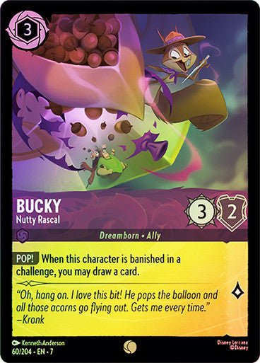 Bucky - Nutty Rascal (Cold Foil) - Con T de Tlacuache - Ravensburger