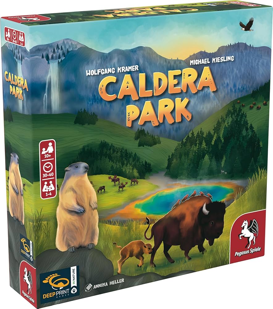 Caldera Park | Pegasus Spiele - Con T de Tlacuache - Con T de Tlacuache