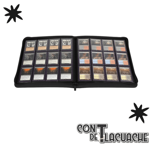 Carpeta 12pk Portfolio XL Black | BCW - Con T de Tlacuache - Con T de Tlacuache