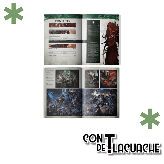 Chaos Knights Codex 2025 (Inglés) | Games Workshop - Con T de Tlacuache - Games Workshop