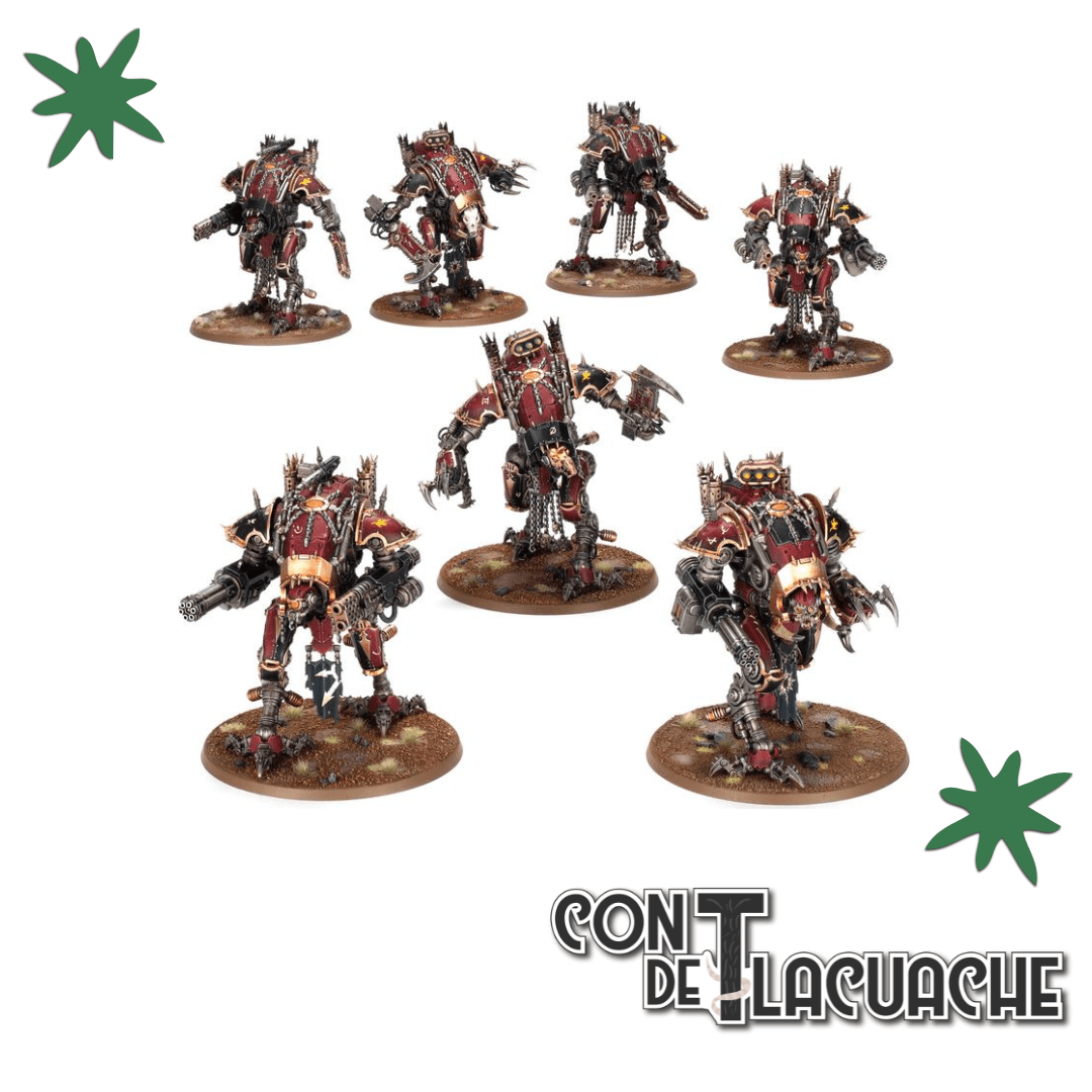 Chaos Knights: Houndpack Lance | Games Workshop - Con T de Tlacuache - Games Workshop