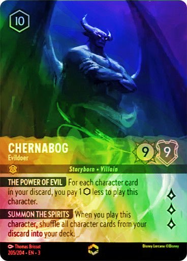 Chernabog - Evildoer (Inkwash Foil) - Con T de Tlacuache - Ravensburger