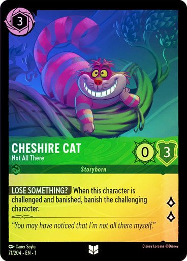 Cheshire Cat - Not All There ( Cold Foil ) - Con T de Tlacuache - Ravensburger