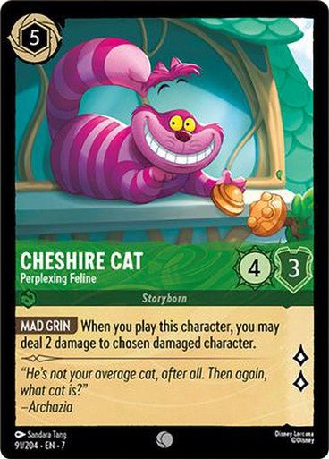 Cheshire Cat - Perplexing Feline (Non - foil) - Con T de Tlacuache - Ravensburger