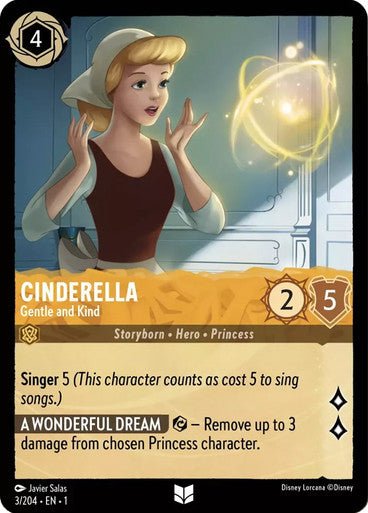 Cinderella - Gentle and Kind ( Non - foil ) - Con T de Tlacuache - Ravensburger