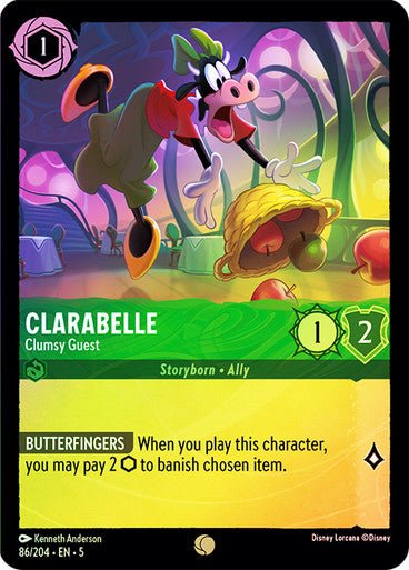 Clarabelle - Clumsy Guest (Cold Foil ) - Con T de Tlacuache - Ravensburger