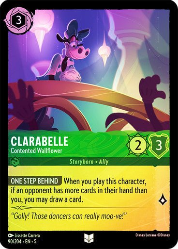Clarabelle - Contented Wallflower (Cold Foil ) - Con T de Tlacuache - Ravensburger