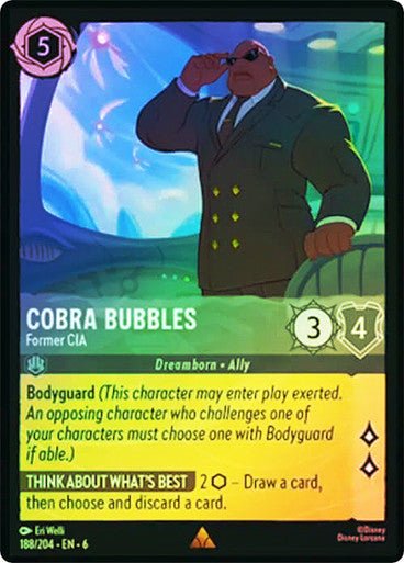 Cobra Bubbles - Former CIA ( Cold Foil ) - Con T de Tlacuache - Ravensburger